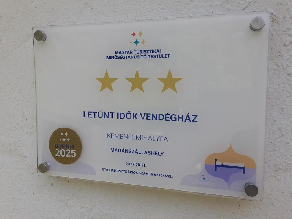 Letunt Idok Vendeghaz Villa Kemenesmihalyfa Exterior photo